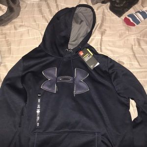Under Armour Storm Hoodie Sweatshirt- navy
